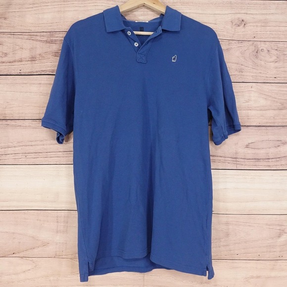 johnnie-O Other - Johnnie-O Polo Shirt Boys 16 Blue Hangin' Out Cotton Short Sleeve‎ Logo